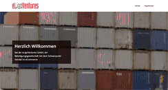 Desktop Screenshot of eligo-ventures.de